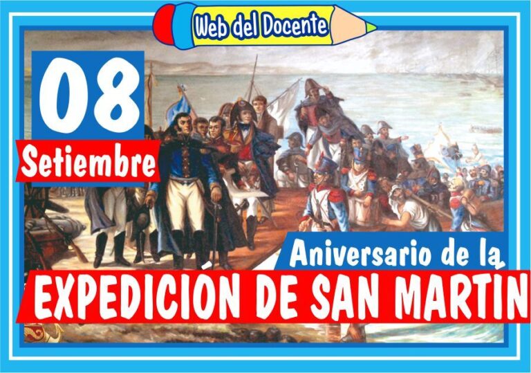 08 de Setiembre ≫ Aniversario de la Expedición de San Martín en Paracas