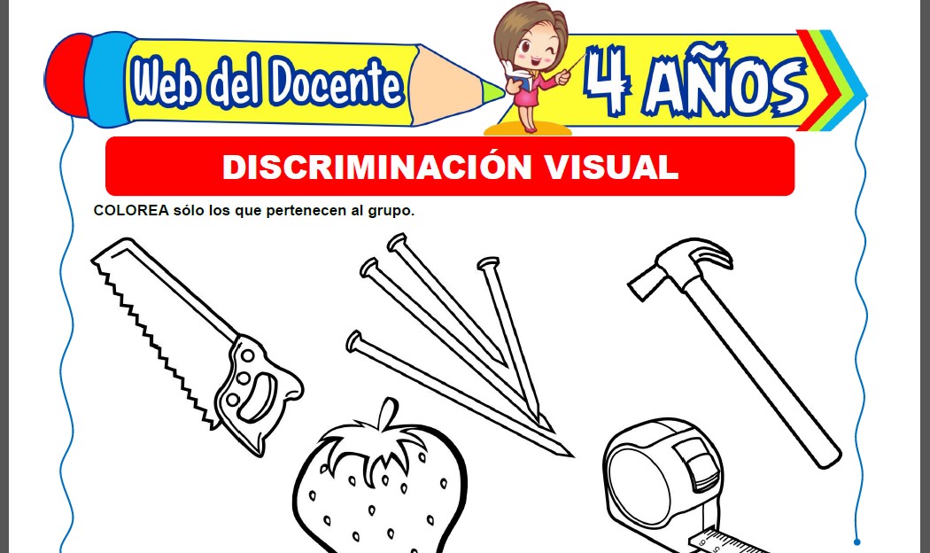 Actividades de Discriminación Visual para Niños de 4 Años