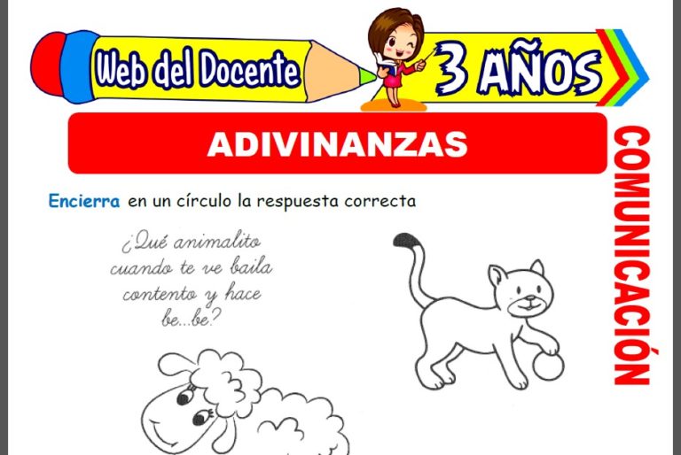 Adivinanzas para Niños de 3 Años – Web del Docente
