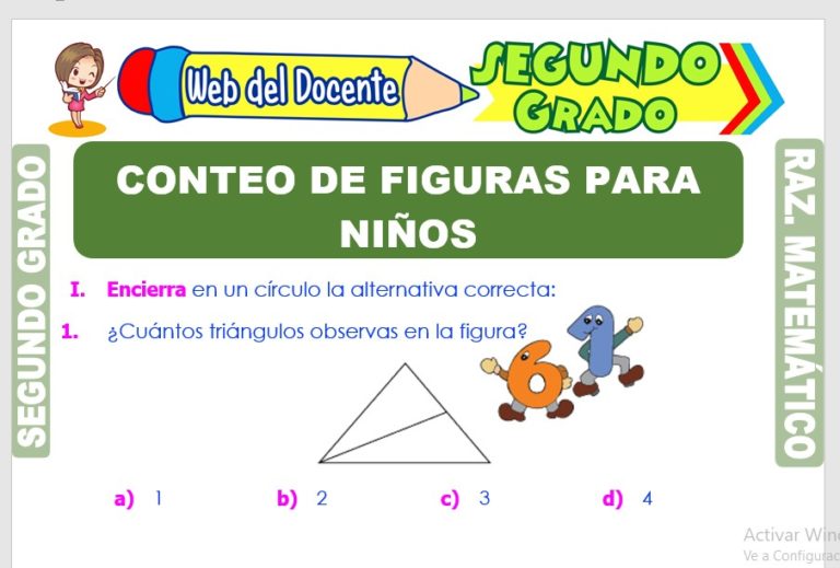RAZONAMIENTO MATEMÁTICO – Segundo Grado de Primaria
