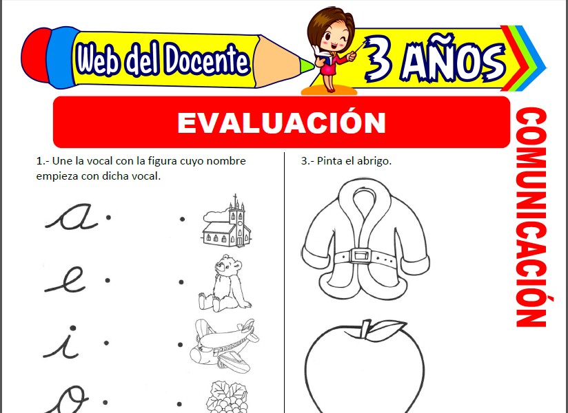 Evaluación de Comunicación para niños de 3 años