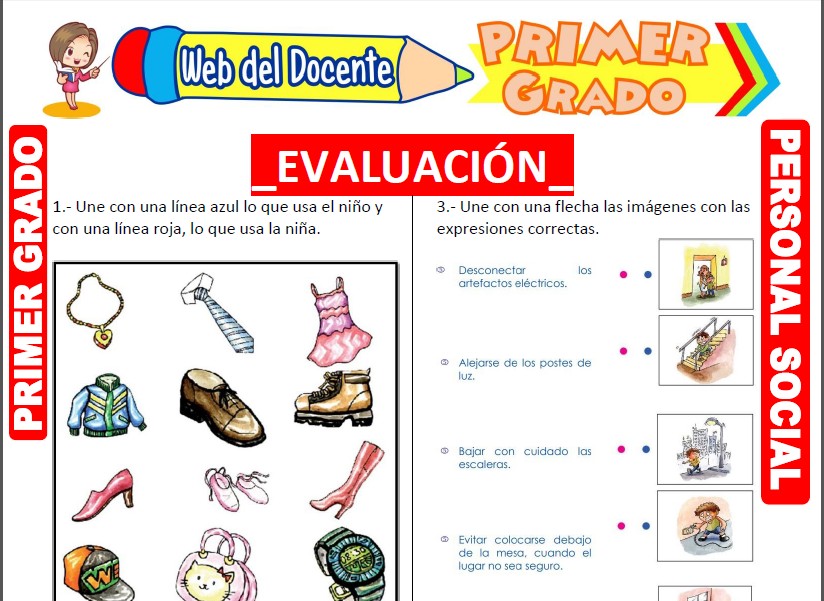 Evaluación de Personal Social para Primer Grado de Primaria