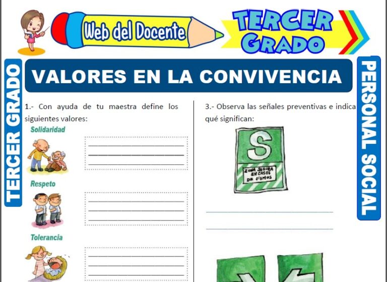 Convivencia en el Aula para Tercer Grado de Primaria – Web del Docente