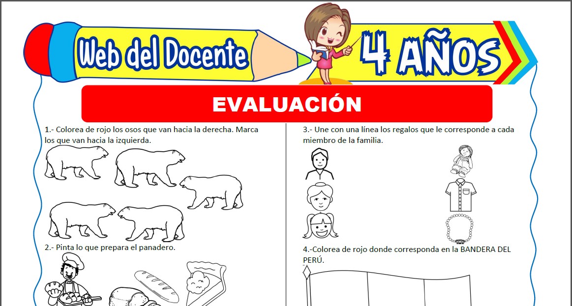 Evaluación de Personal Social para niños de 4 años
