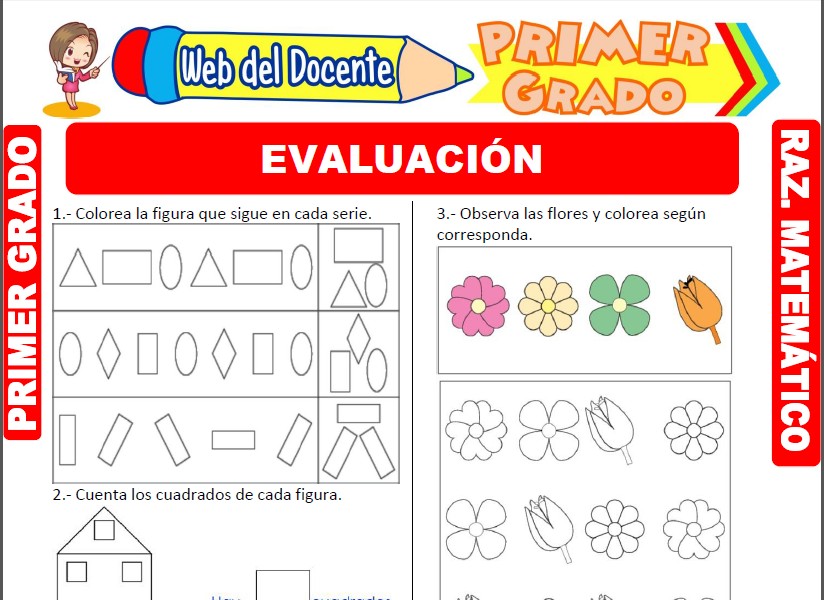 Evaluación de Razonamiento Matemático para Primer Grado de Primaria