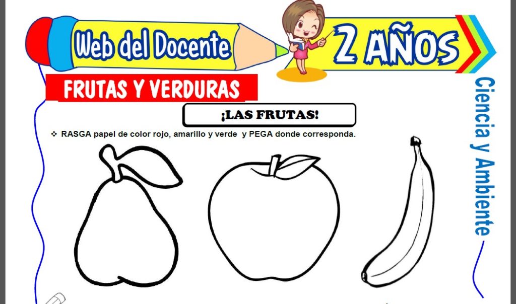 Frutas y Verduras para Niños de 2 Años – Web del Docente