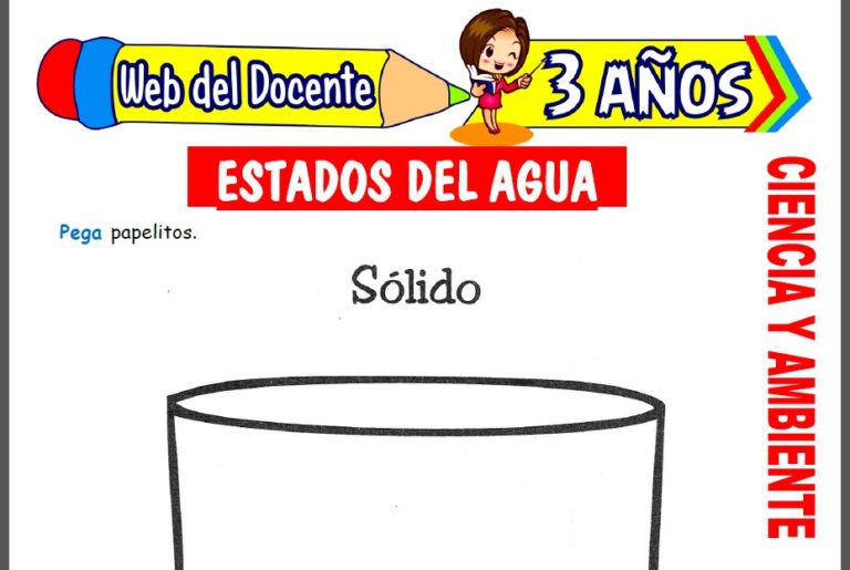 Los Tres Estados del Agua para Niños de 3 Años – Web del Docente