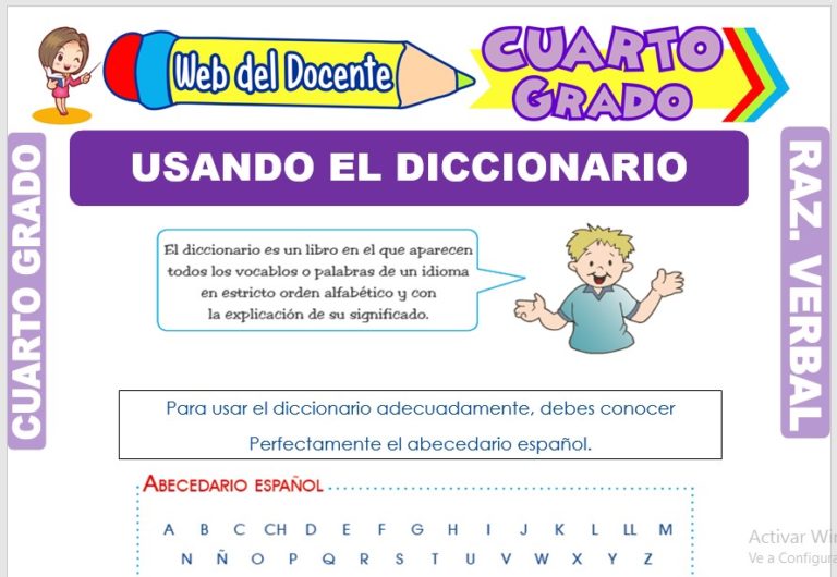 Creación de Esquemas para Cuarto Grado de Primaria – Web del Docente