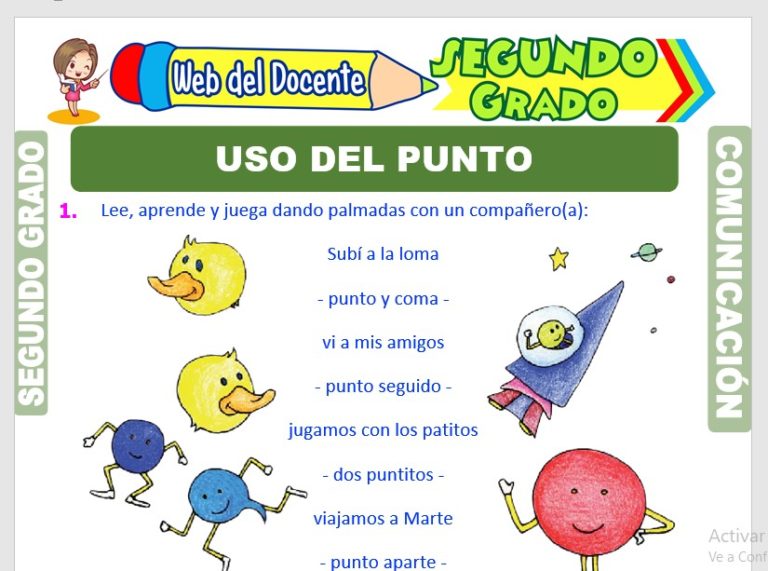 Actividades Con El Uso Del Punto